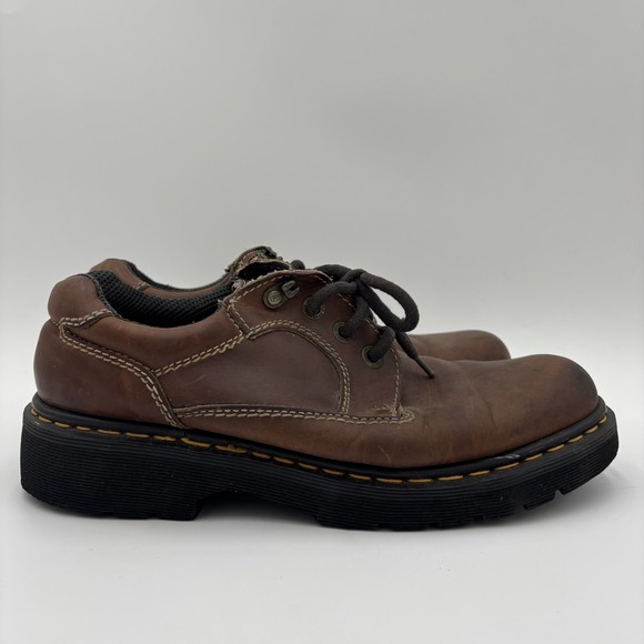 Dr. Martens Other - Doc Martens Distressed Brown Leather‎ Goth Shoes Mens 9 Vintage